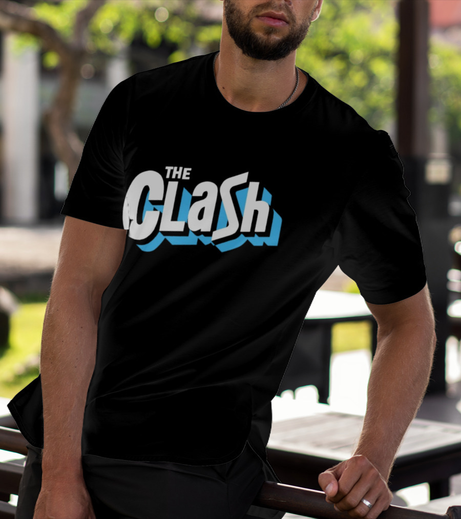 The Clash White And Blue T-Shirt