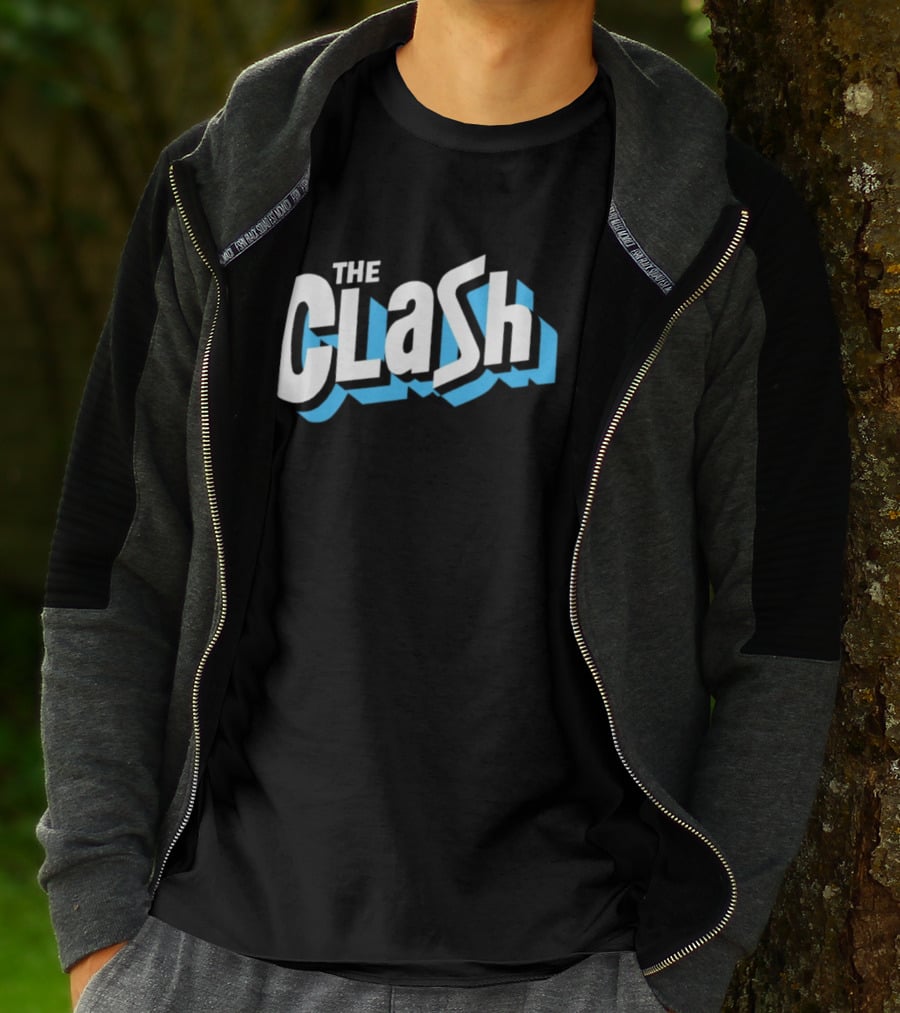 The Clash White And Blue T-Shirt