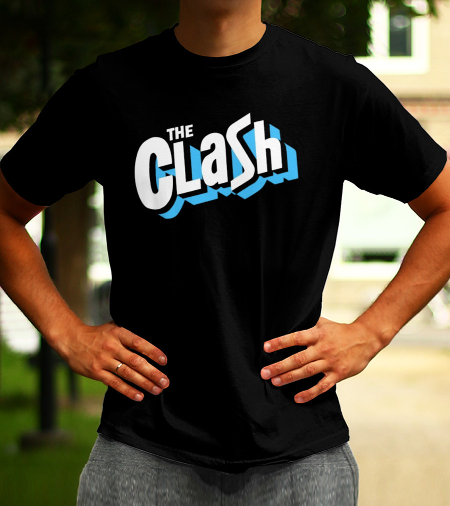 The Clash White And Blue T-Shirt