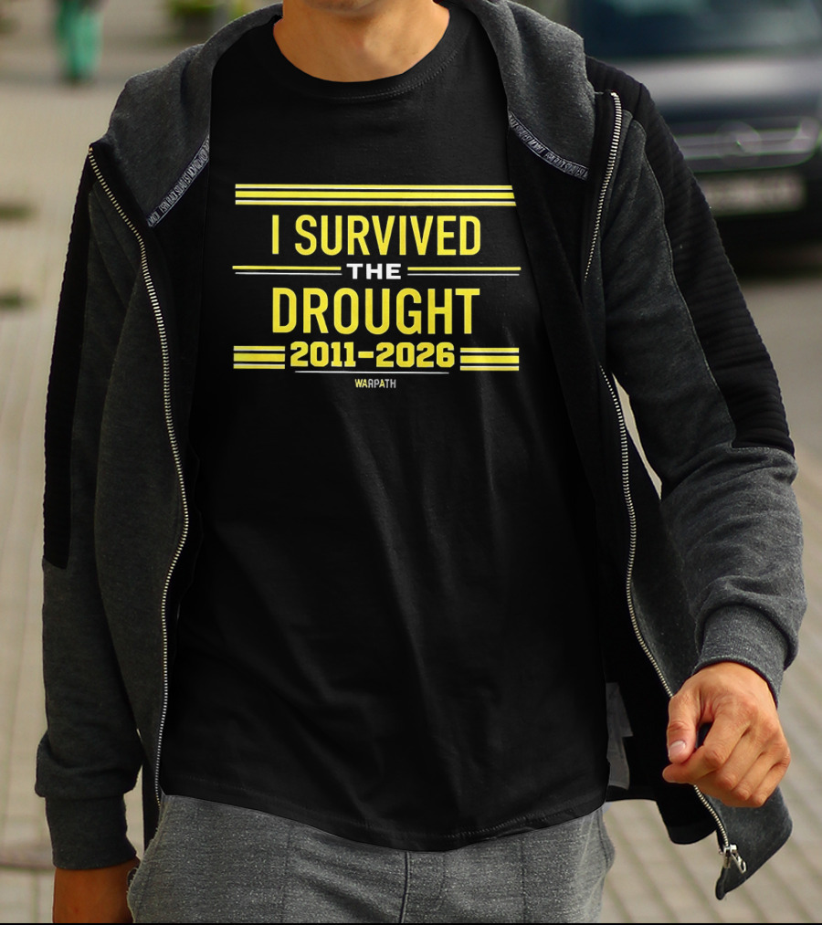 I Survived The Drought 2011 2026 Buffalo Sabres Hockey Warpath T-Shirt
