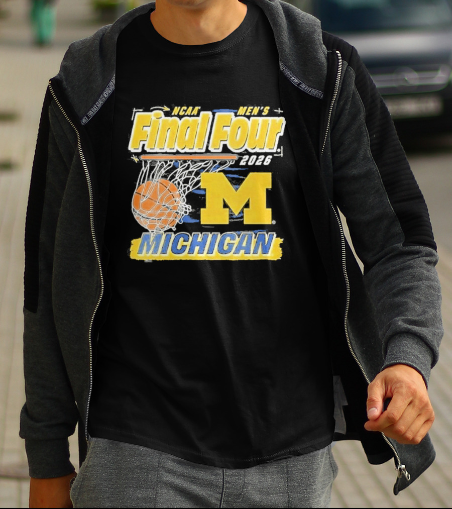NCAA Men's Final Four 2026 Michigan Basketball M T-Shirt