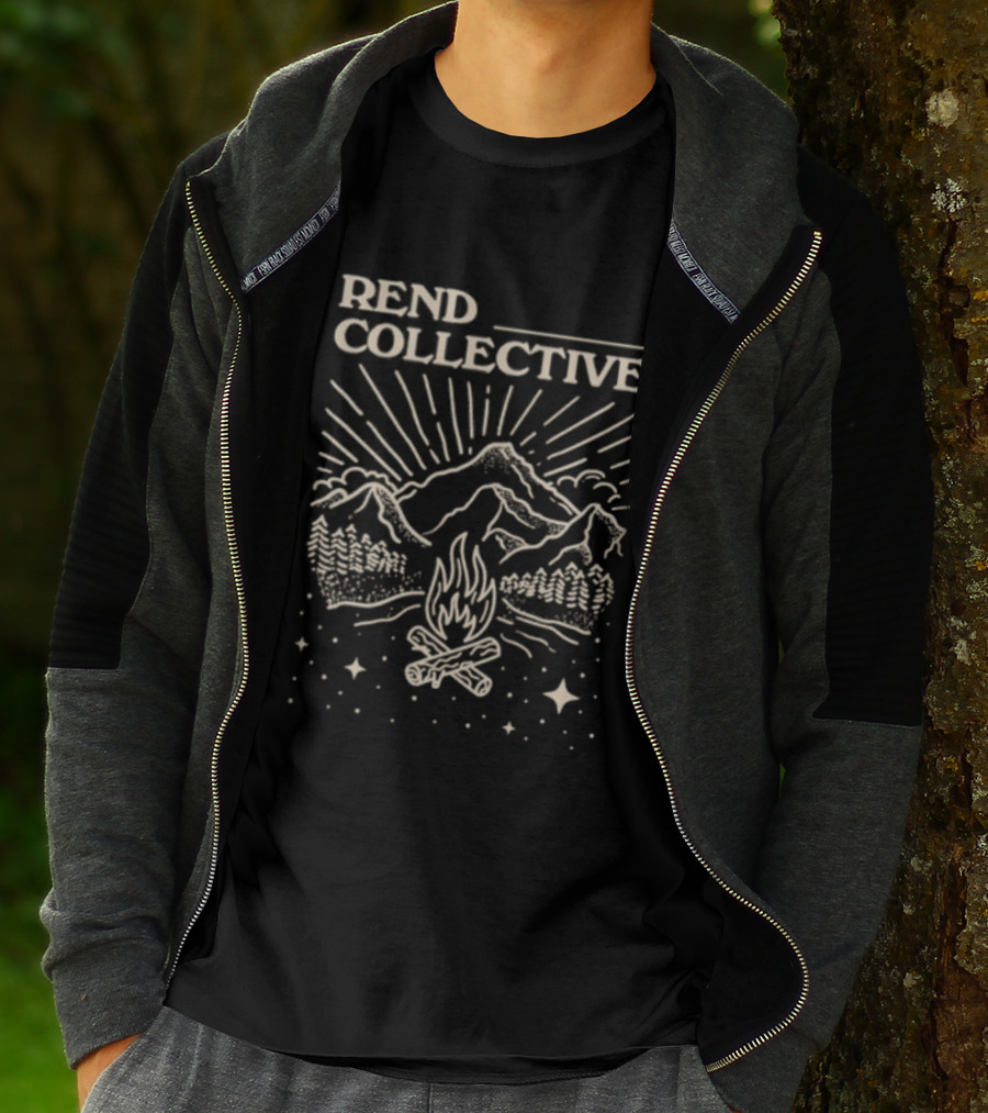 Rend Collective Campfire Mountains And Stars Scene T-Shirt