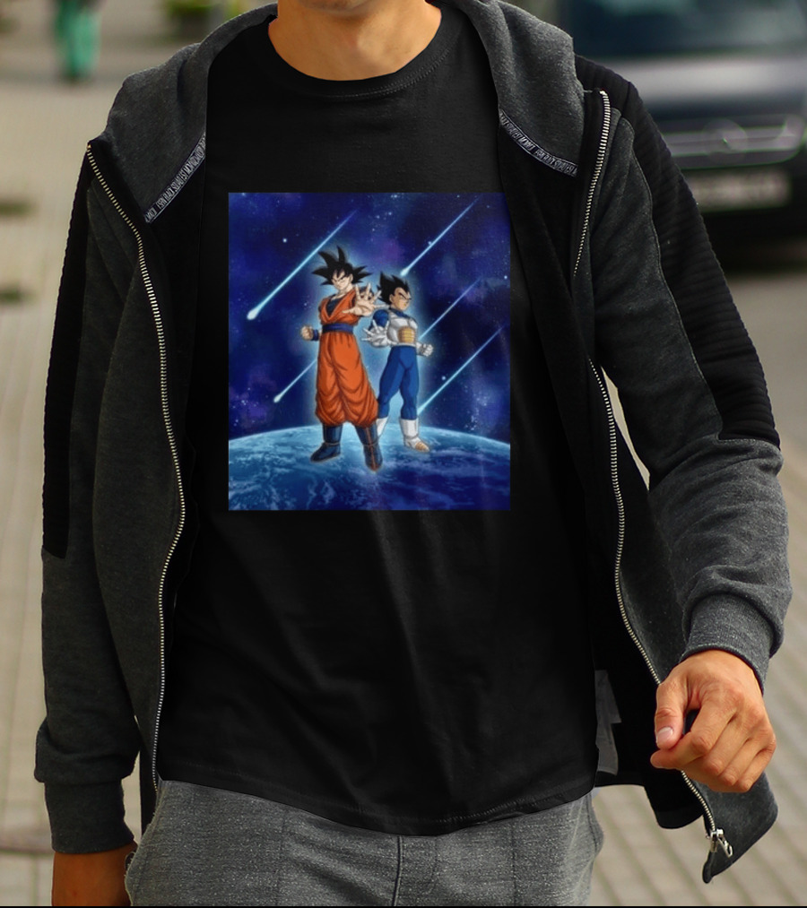 Dragon Ball Games Battle Hour 2026 Dokkan Battle Goku Vegeta Space Adventure T-Shirt