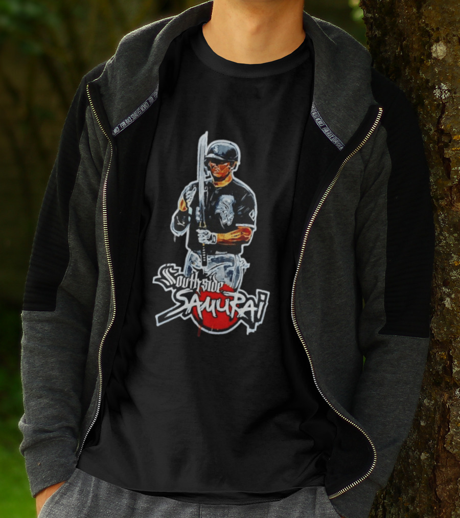 Southside Samurai Baseball Player Chicago White Sox T-Shirt