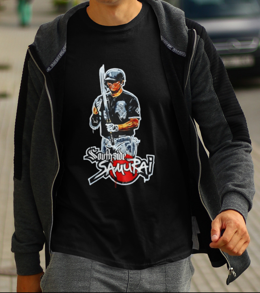 Southside Samurai Baseball Player Chicago White Sox T-Shirt