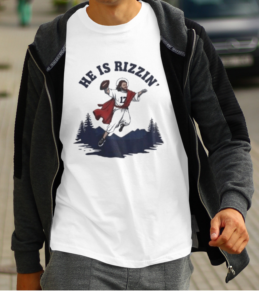Buffalo Bills He Is Rizzin' Josh Allen Football T-Shirt
