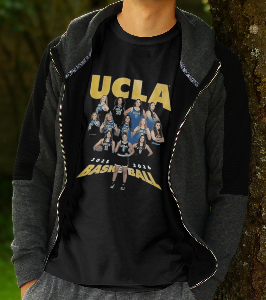 UCLA Bruins Youth Blue Basketball Team Fashion Player 2025 2026 T-Shirt