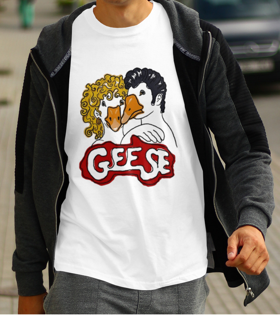 Grease Inspired Lonely Club Geese With Duck Faces T-Shirt