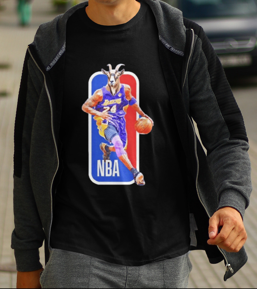 Kobe Bryant Los Angeles Lakers 24 NBA Goat Basketball T-Shirt