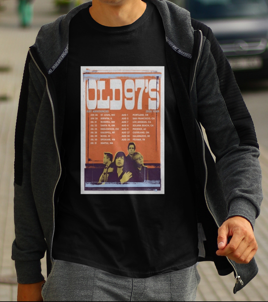 Old 97's 2026 Tour With Summer Concert Dates And Band Members T-Shirt