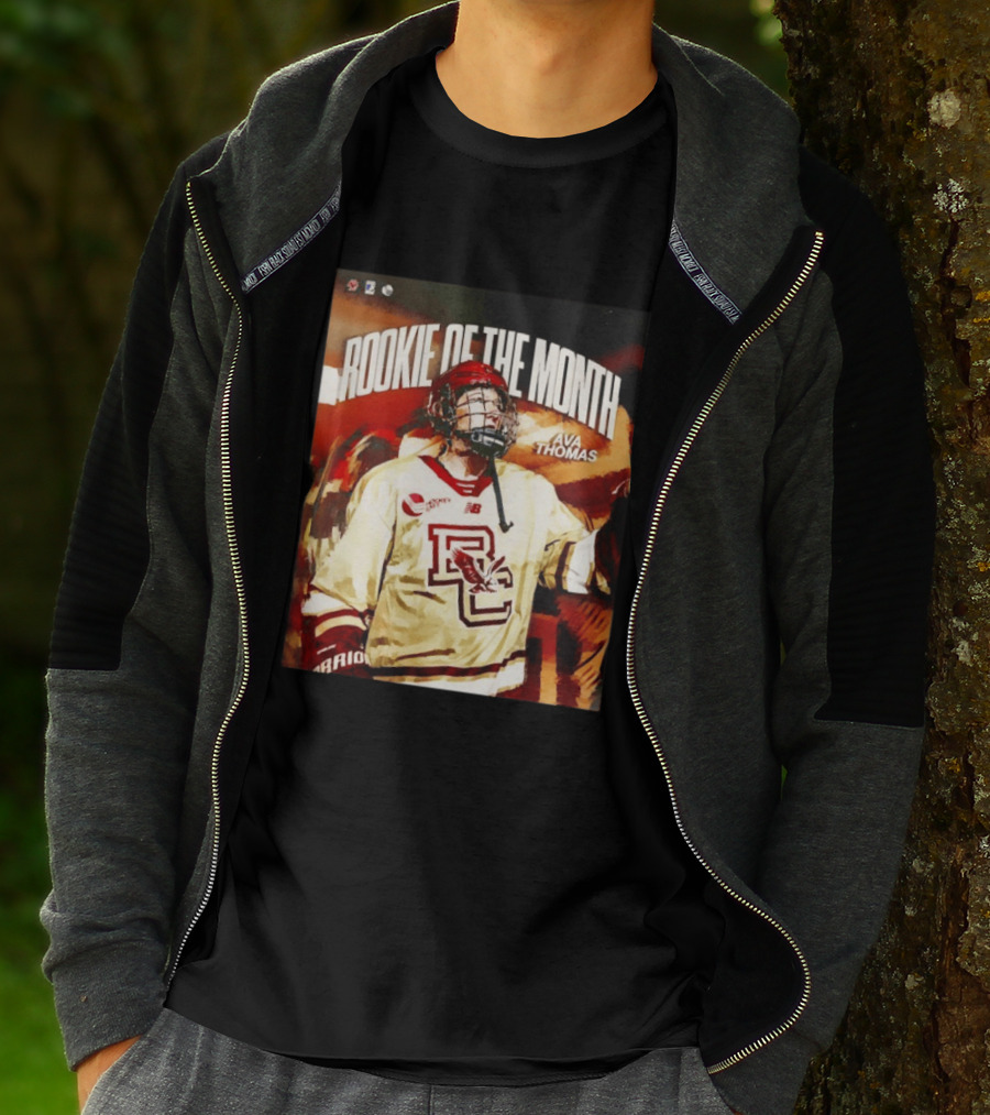 Rookie Of The Month Ava Thomas Boston College Hockey T-Shirt