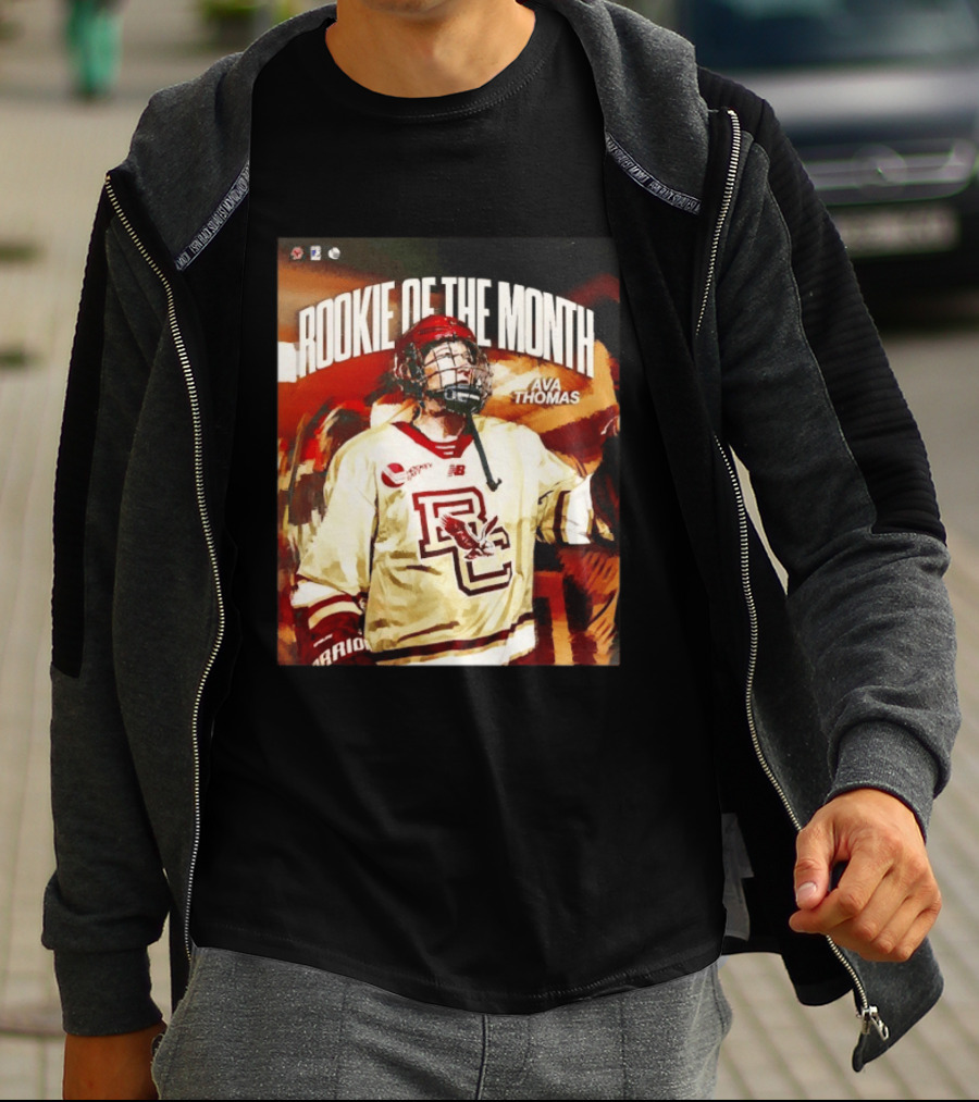 Rookie Of The Month Ava Thomas Boston College Hockey T-Shirt