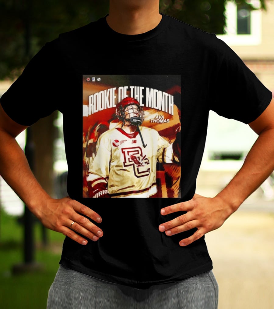 Rookie Of The Month Ava Thomas Boston College Hockey T-Shirt