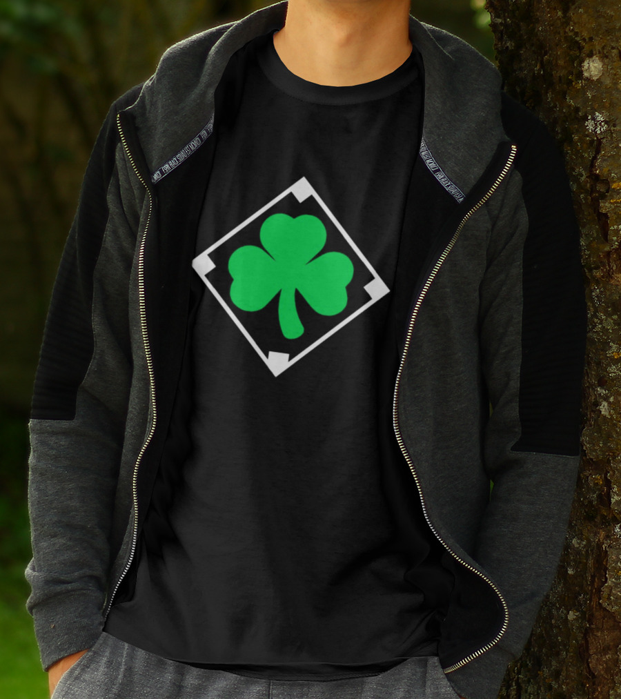 Shamrock Diamond Irish Licensed Clover T-Shirt