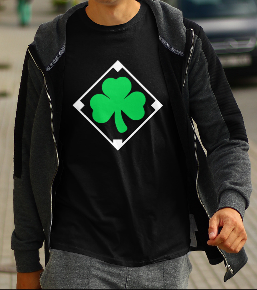 Shamrock Diamond Irish Licensed Clover T-Shirt