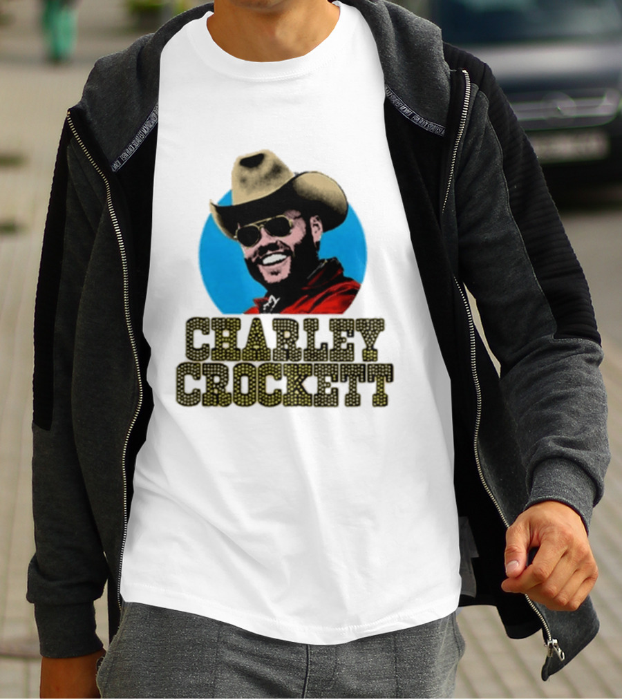 Charley Crockett Cowboy Hat Sunglasses Western T-Shirt