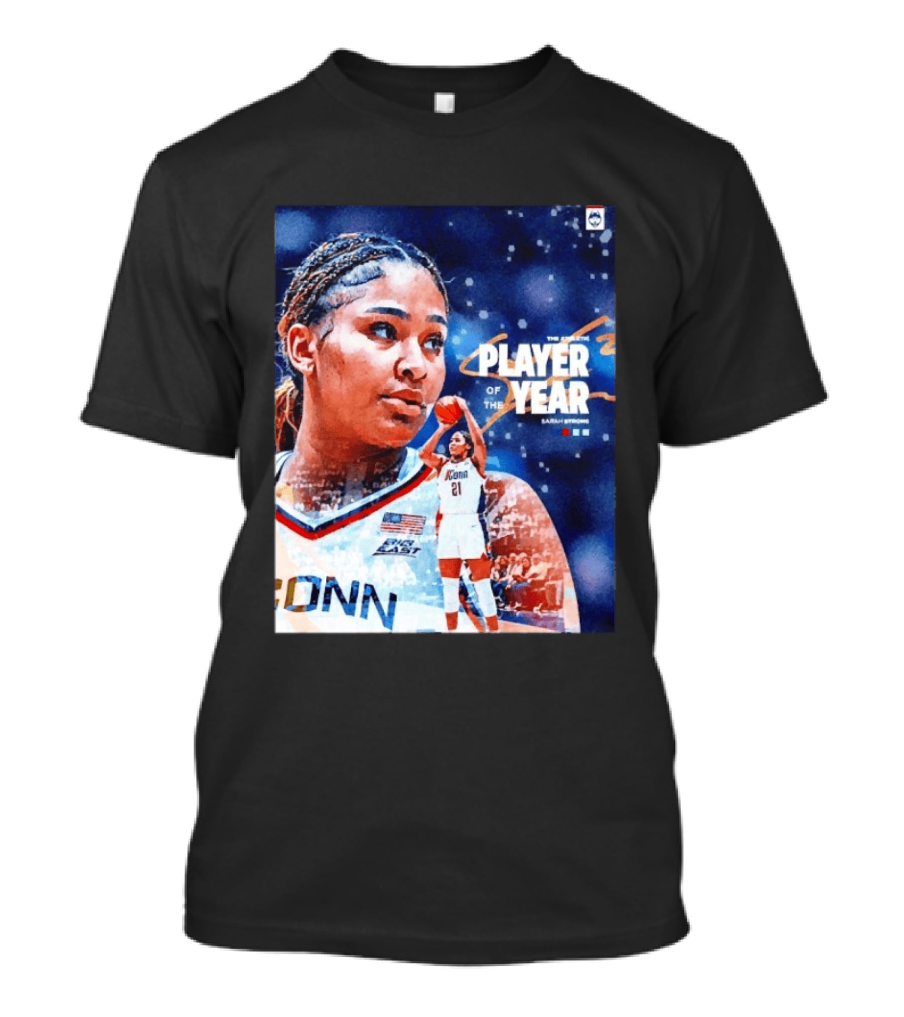 UConn Huskies The Athletic Player Of The Year Sarah Strong T-Shirt