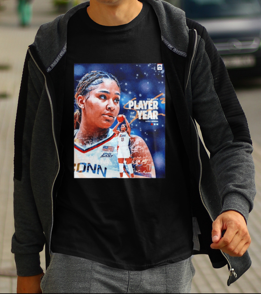 UConn Huskies The Athletic Player Of The Year Sarah Strong T-Shirt