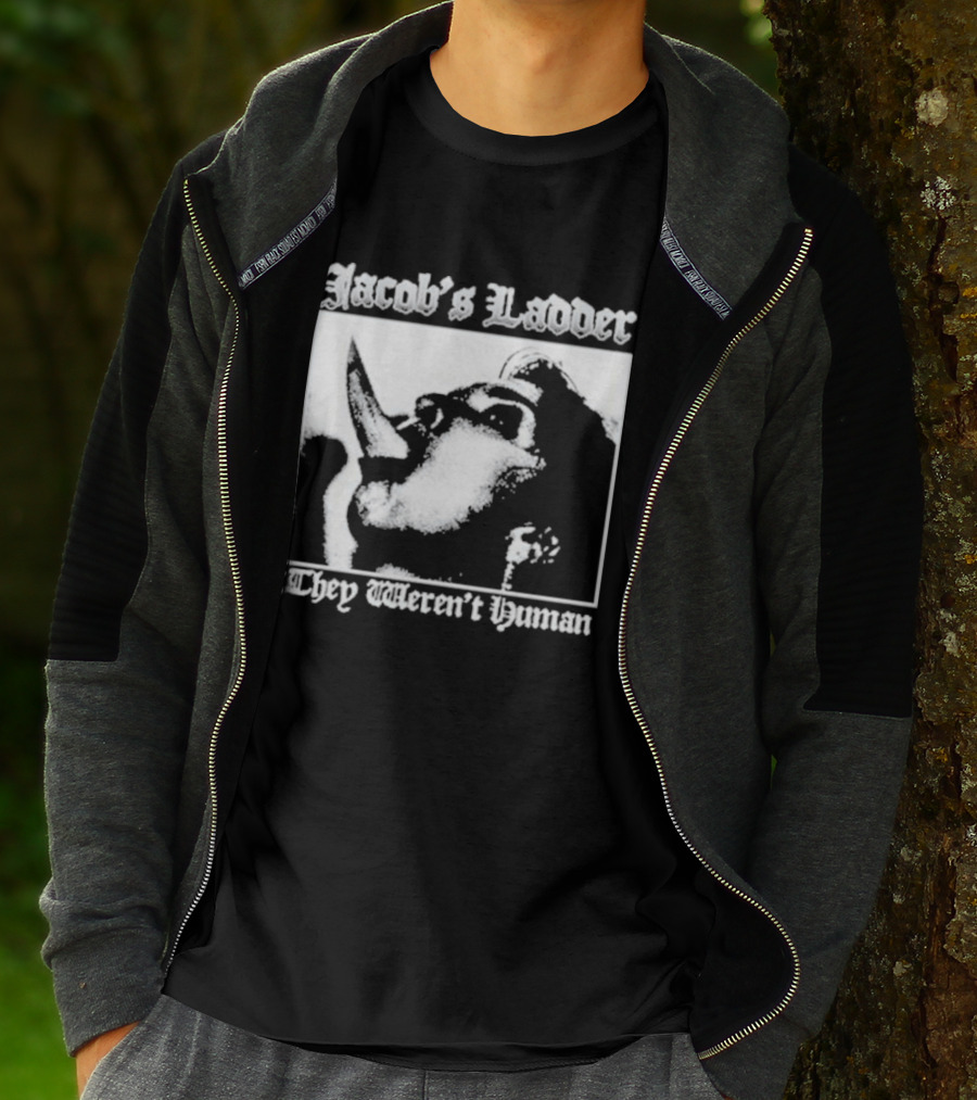 Jacob's Ladder 1990 Cult They Weren't Human Face Montage T-Shirt