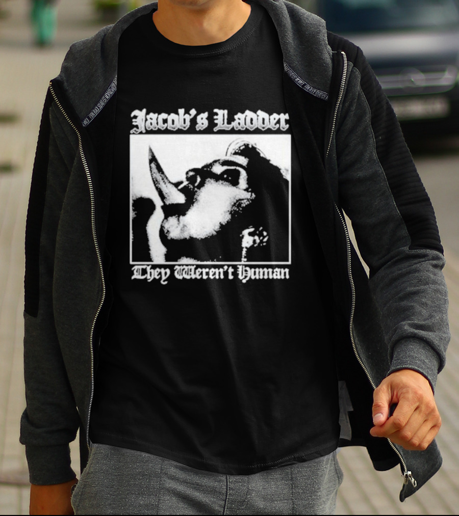 Jacob's Ladder 1990 Cult They Weren't Human Face Montage T-Shirt