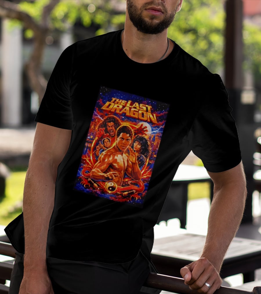 The Last Dragon 1985 Classic Martial Arts Movie Featuring Iconic Characters And Action T-Shirt