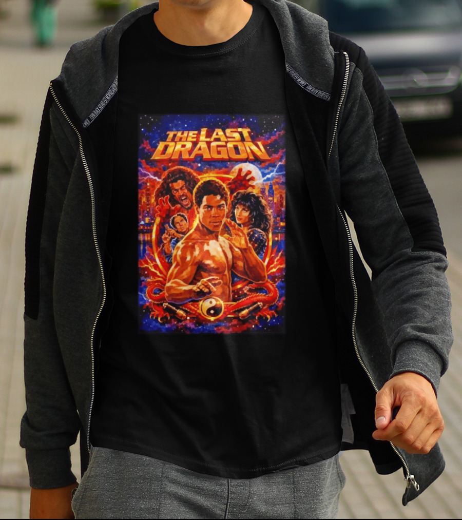 The Last Dragon 1985 Classic Martial Arts Movie Featuring Iconic Characters And Action T-Shirt