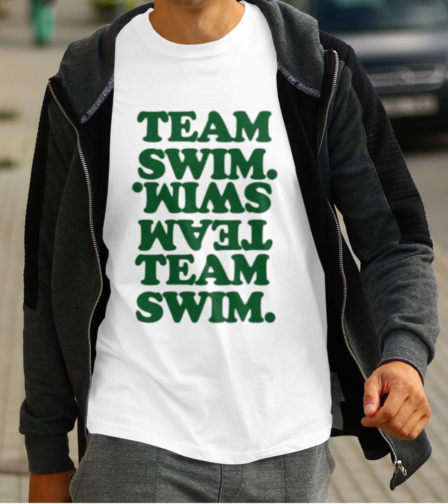 Johnnyswim Team Swim Team Swim Text Stacked T-Shirt