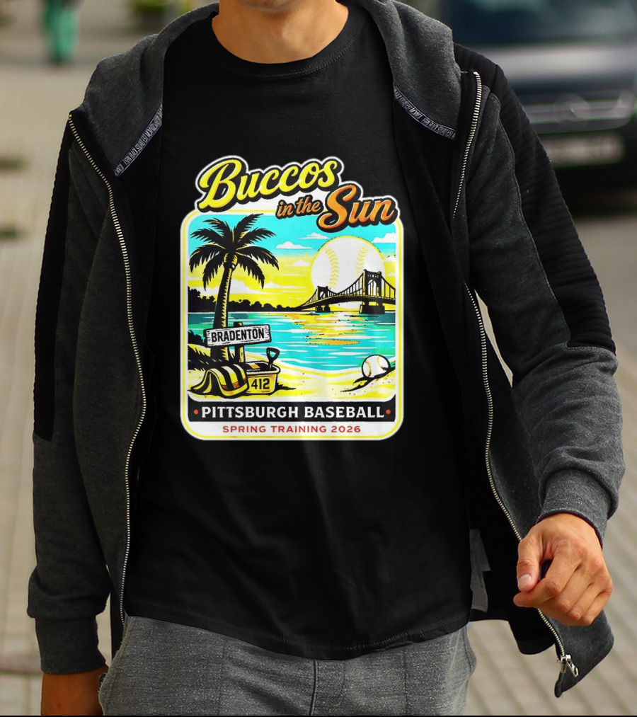 Buccos In The Sun Bradenton Pittsburgh Baseball Spring Training 2026 T-Shirt