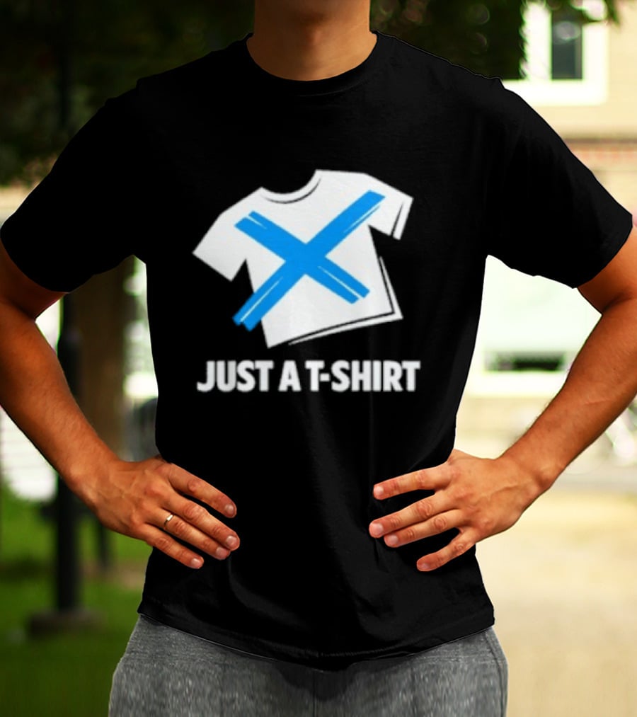 Just A Blue X T-Shirt