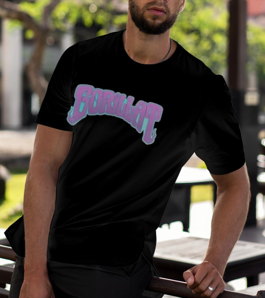 Kt8 Gorillat Pink And Blue T-Shirt