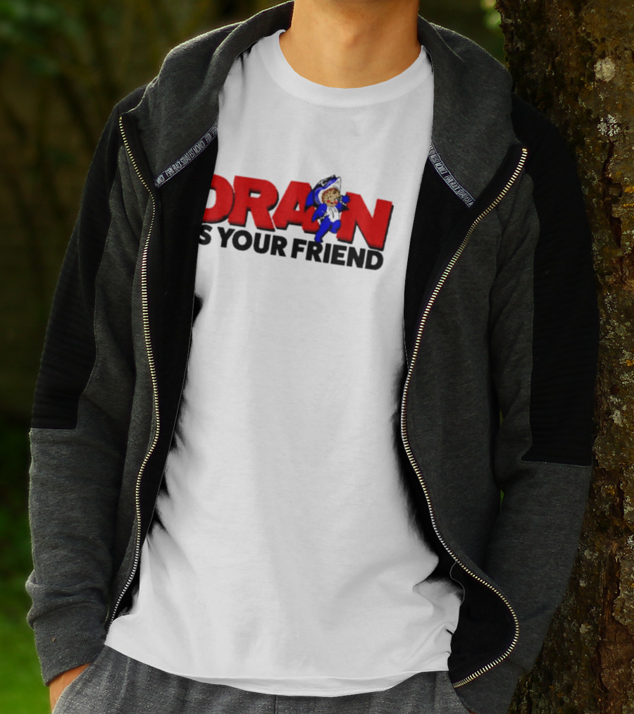 DRAN Is Your Friend Retro Cartoon Style Fun Nostalgia T-Shirt