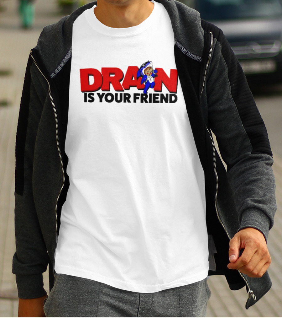 DRAN Is Your Friend Retro Cartoon Style Fun Nostalgia T-Shirt