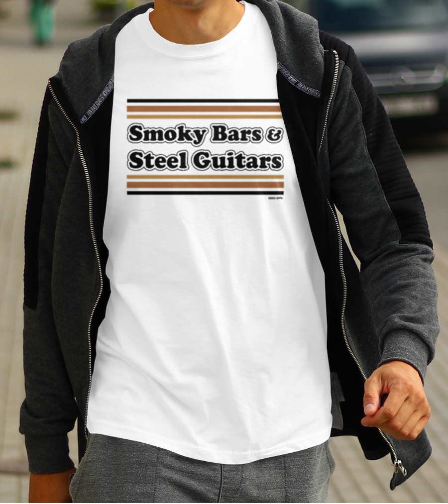 Smoky Bars & Steel Guitars Vintage Ringer T-Shirt