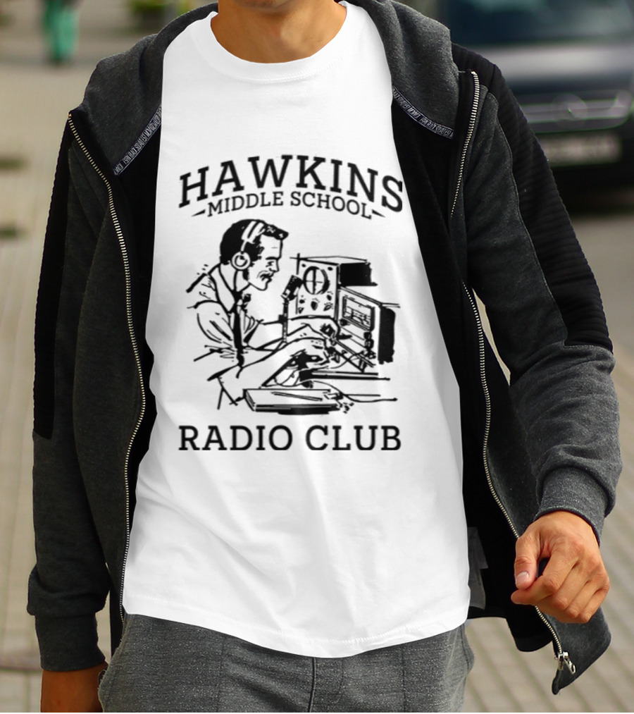 Hawkins Middle School Radio Club Stranger Things T-Shirt