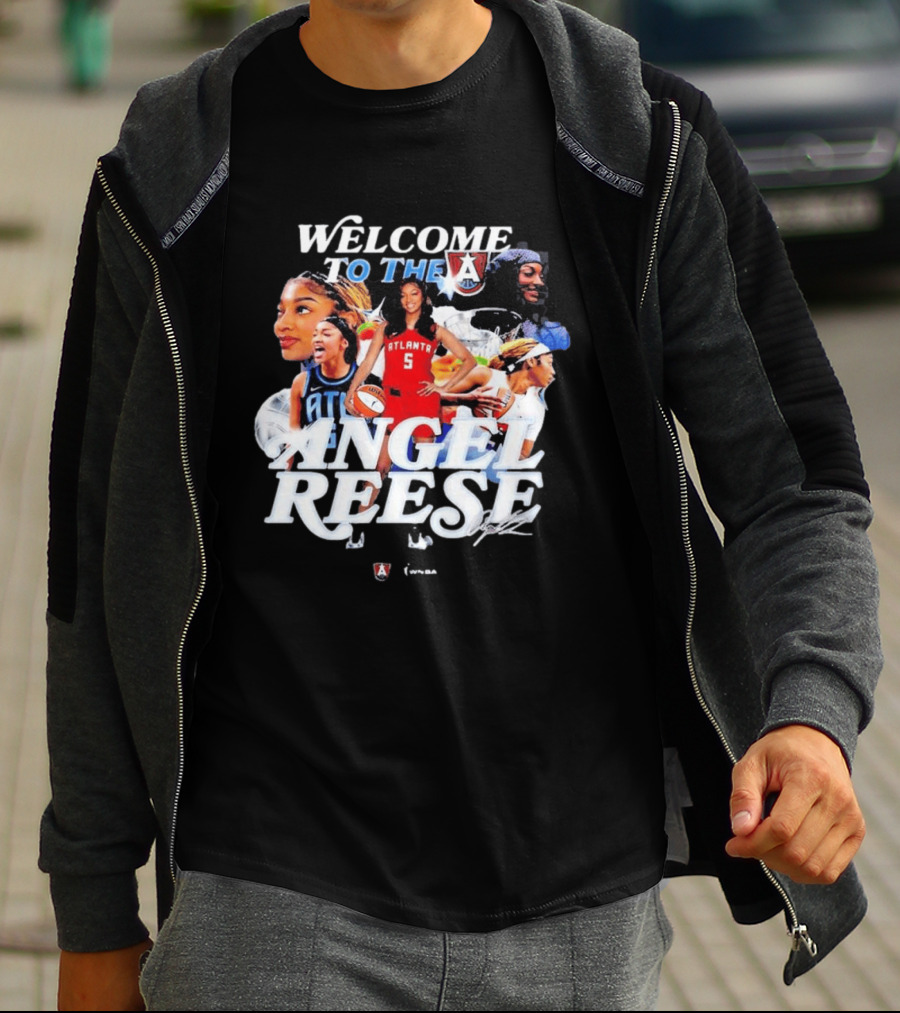 Welcome To The A Angel Reese Atlanta Dream WNBA T-Shirt