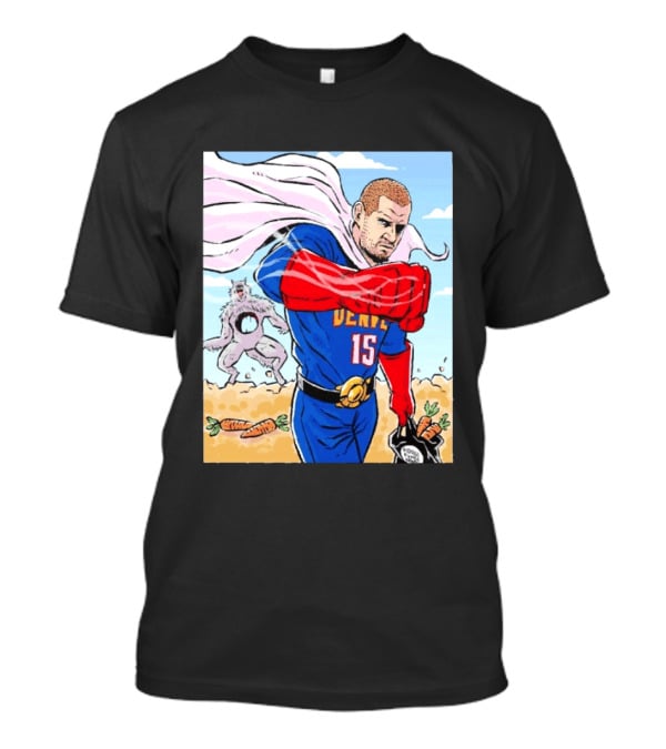 Joker Nikola Jokić Superhero Denver 15 Defeats Wolves 56 Points Carrot Power T-Shirt