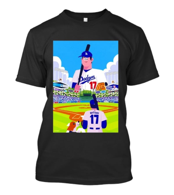Shohei Ohtani Massive Los Angeles Dodgers 2026 World Baseball Classic Stadium Scene T-Shirt