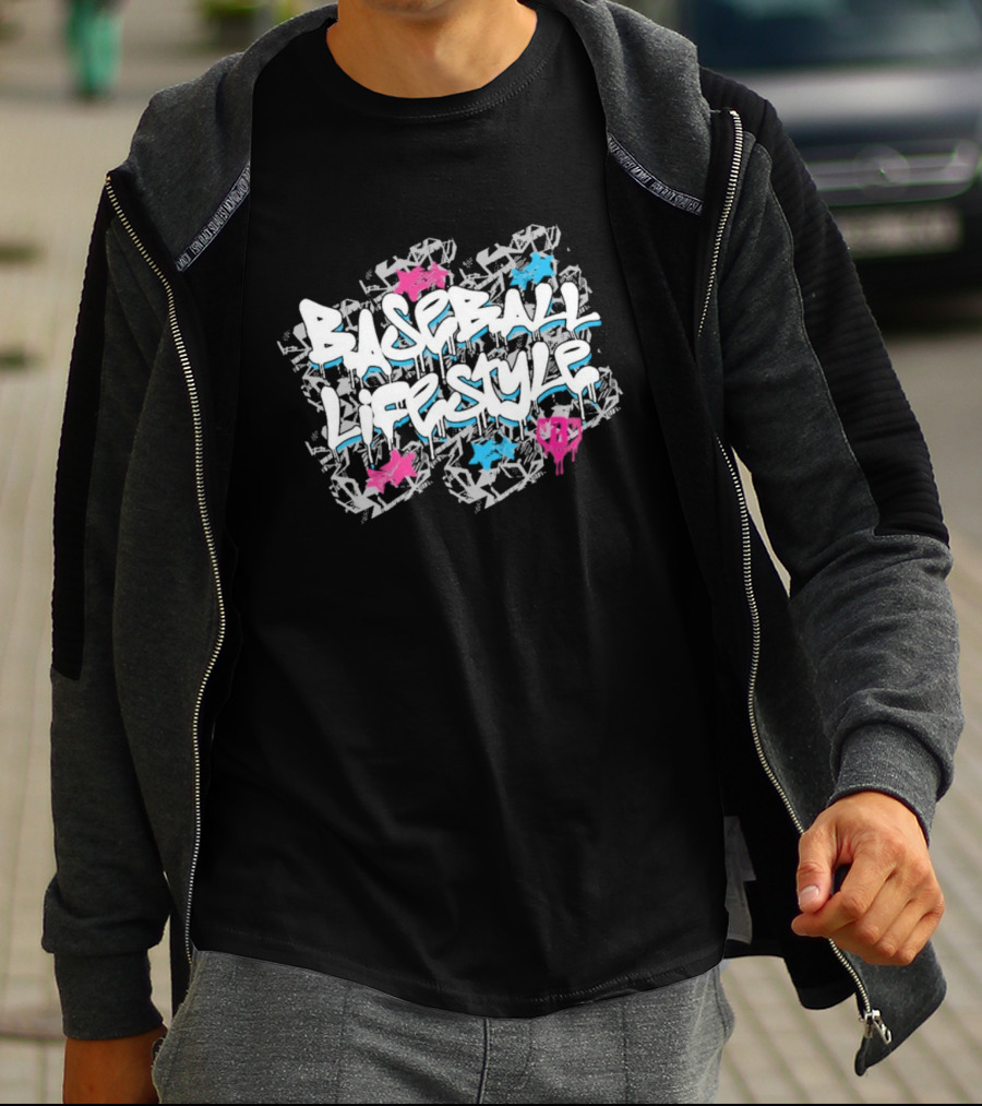 Baseball Lifestyle 101 Youth Tag Graffiti T-Shirt