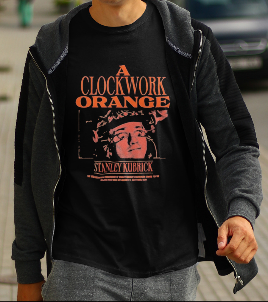A Work Orange Stanley Kubrick Iconic Movie T-Shirt