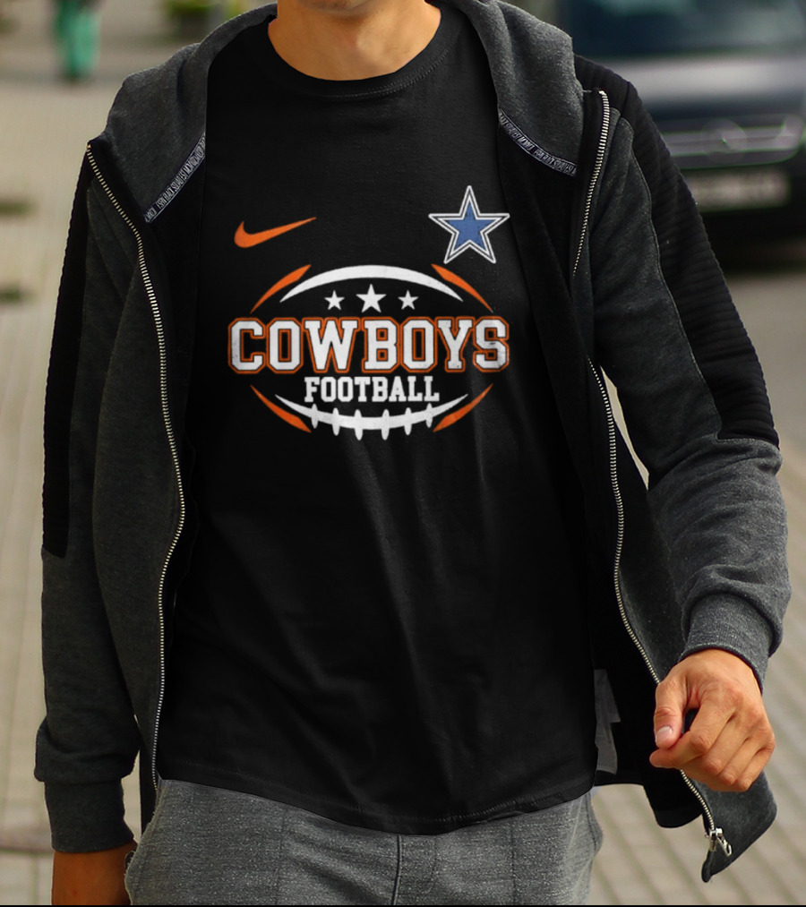 Cowboys Football Nike Star Logo Sports T-Shirt