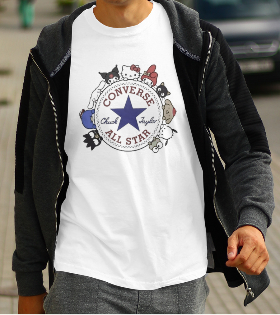 Converse All Star Chuck Taylor Hello Kitty And Friends Collaboration T-Shirt