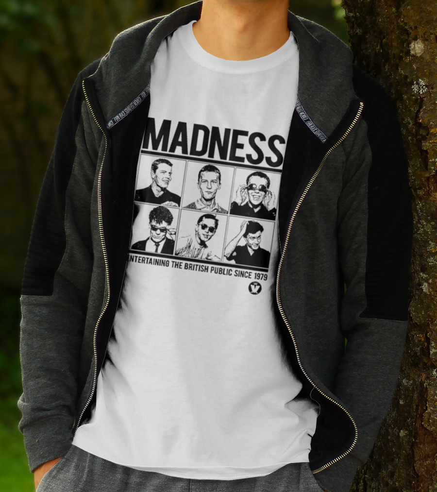 Madness Entertaining The British Public Since 1979 T-Shirt