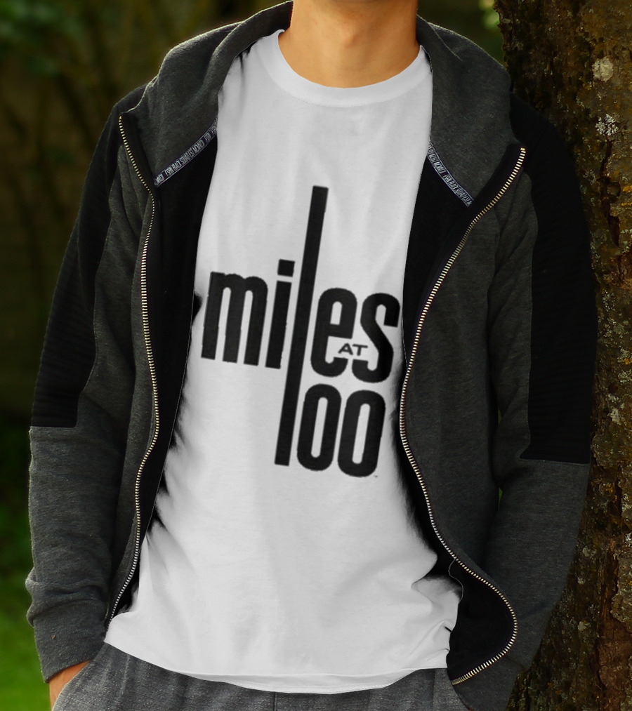 Miles Davis Miles At 100 Black T-Shirt