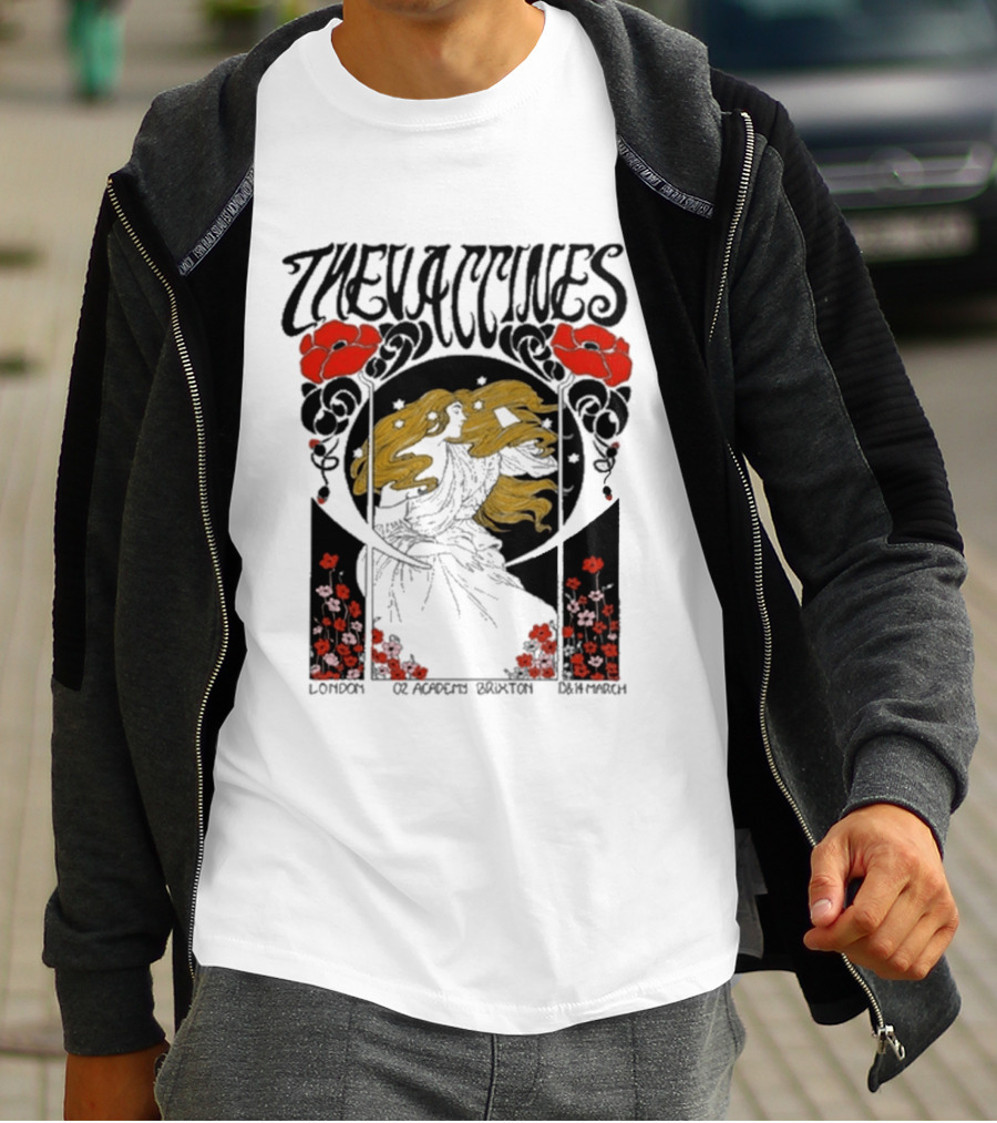 The Vaccines March 13 2026 London Alphonse Mucha T-Shirt