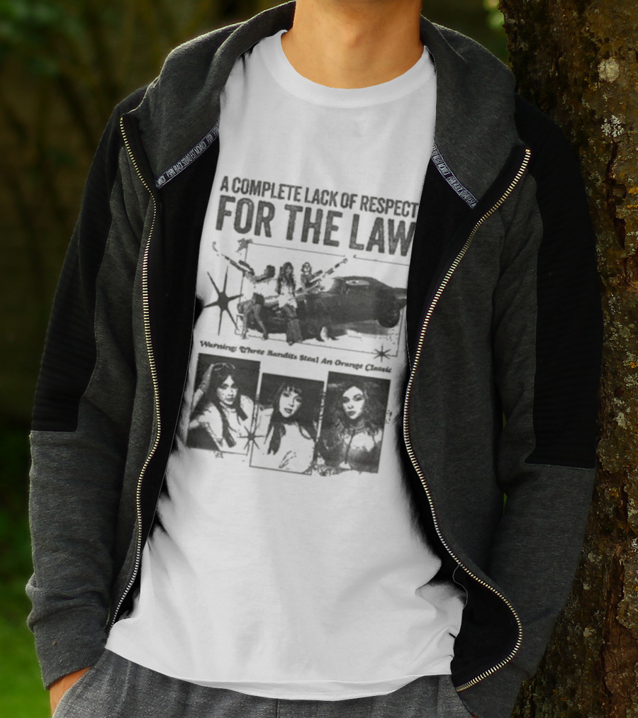 A Complete Lack Of Respect For The Law The Warning Kerosene Newspaper T-Shirt