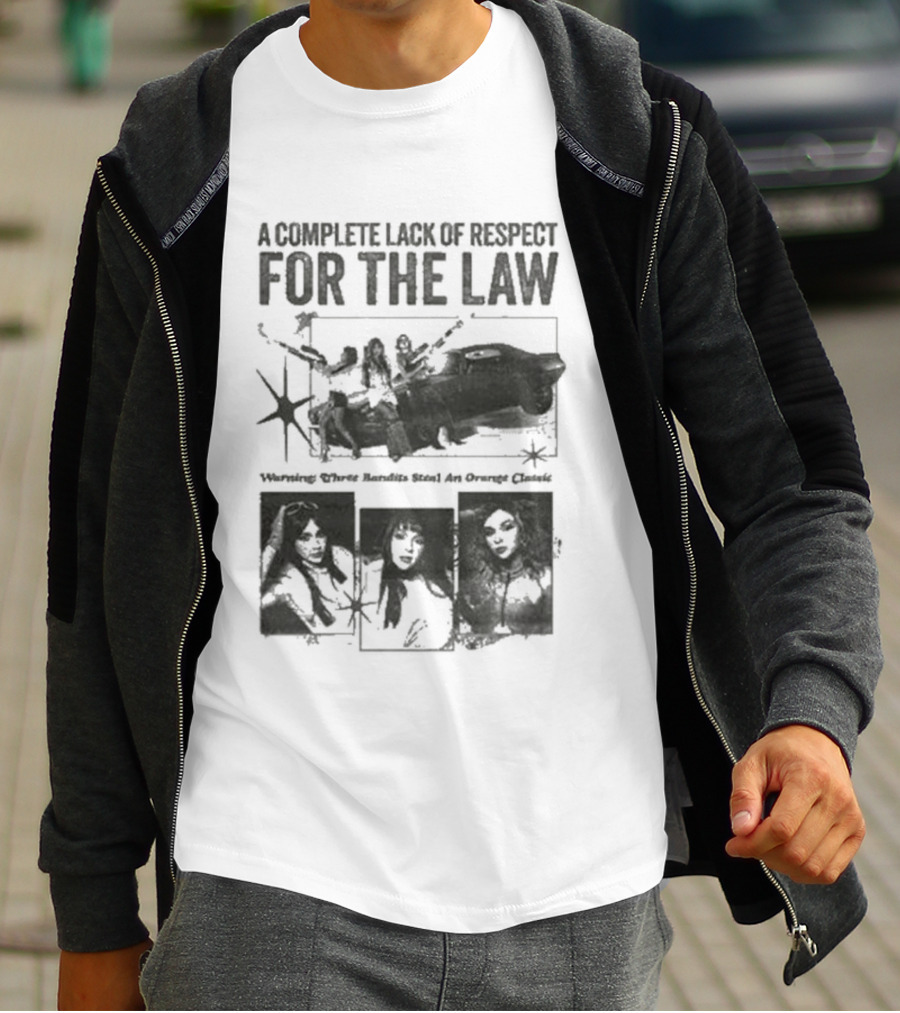 A Complete Lack Of Respect For The Law The Warning Kerosene Newspaper T-Shirt