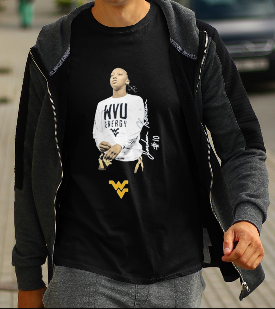 WVU Energy Jordan Harrison #10 West Virginia T-Shirt