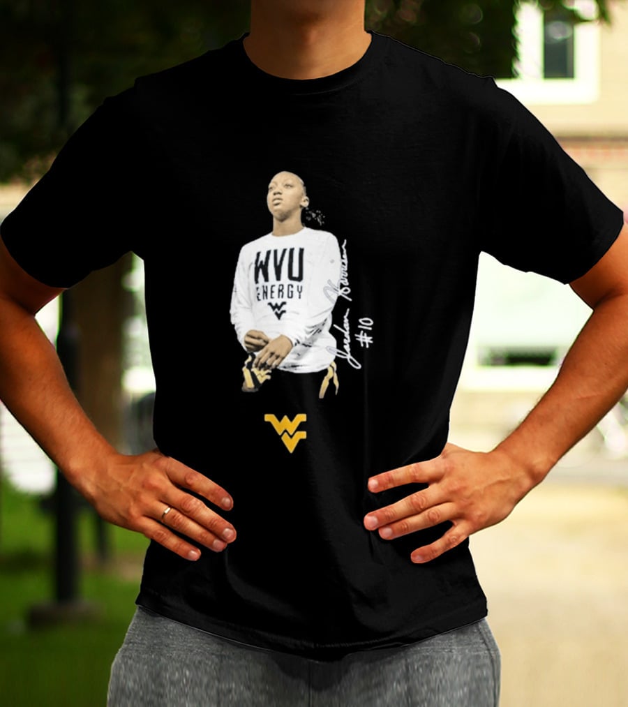 WVU Energy Jordan Harrison #10 West Virginia T-Shirt