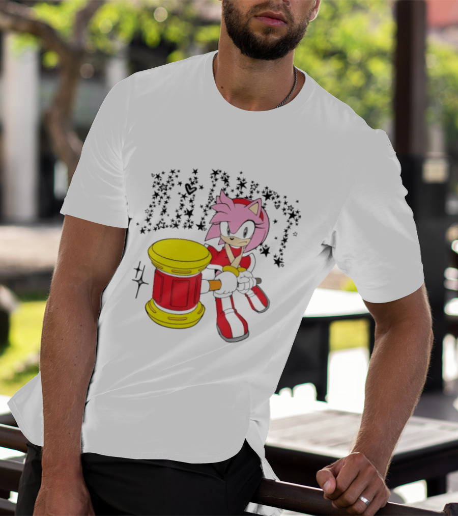 TiaCorine X Hedgehog Amy Rose Collaboration T-Shirt