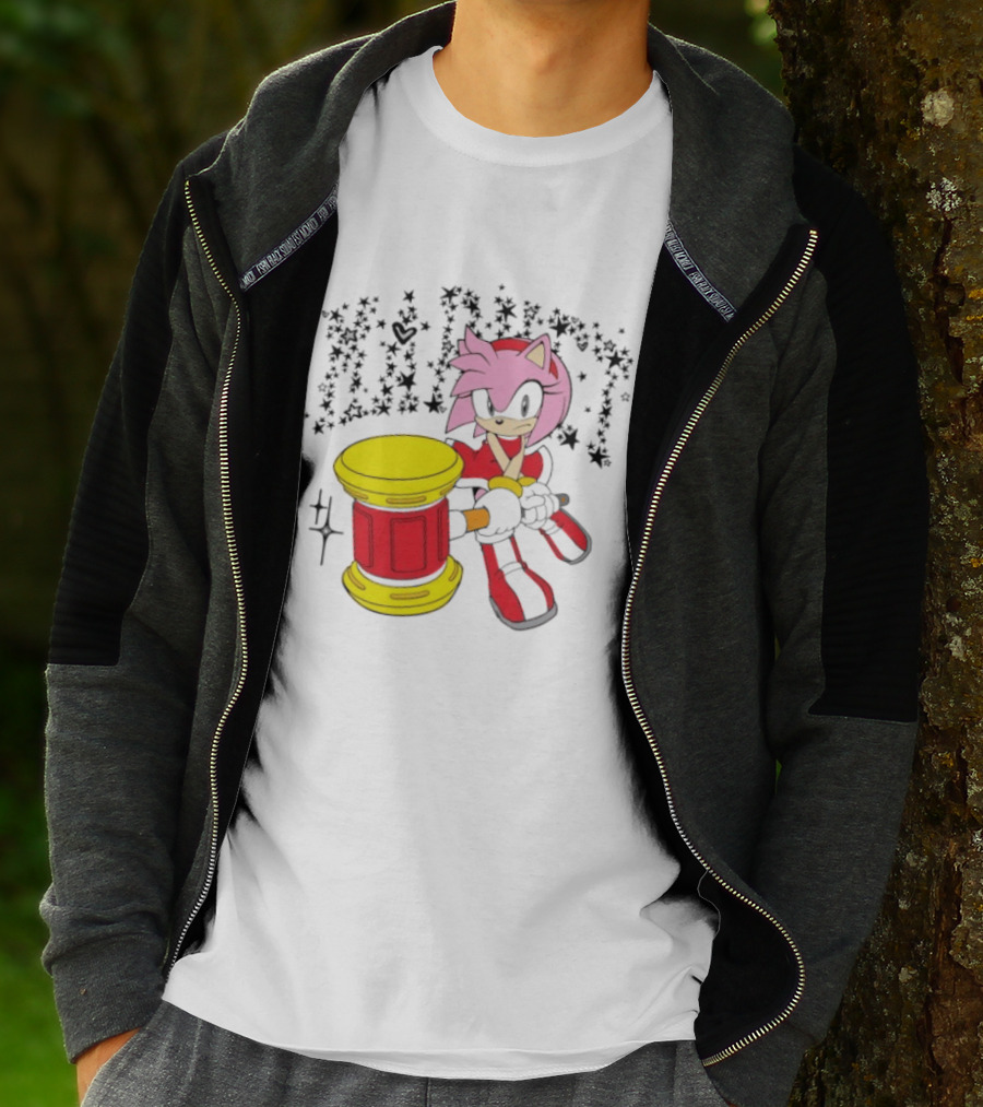 TiaCorine X Hedgehog Amy Rose Collaboration T-Shirt